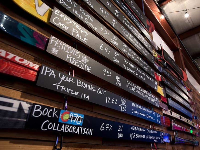 Living The Dream Brewing bar in Highlands Ranch, Colorado