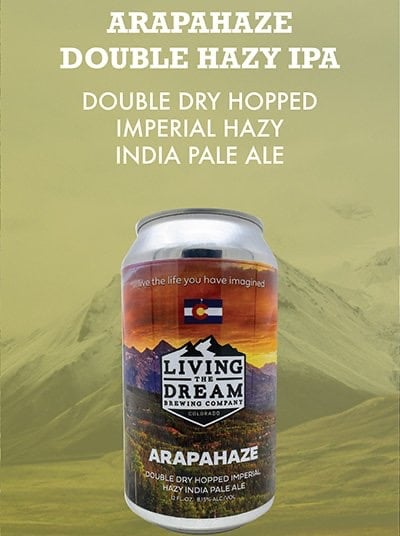 Living The Dream Brewing featured offerings