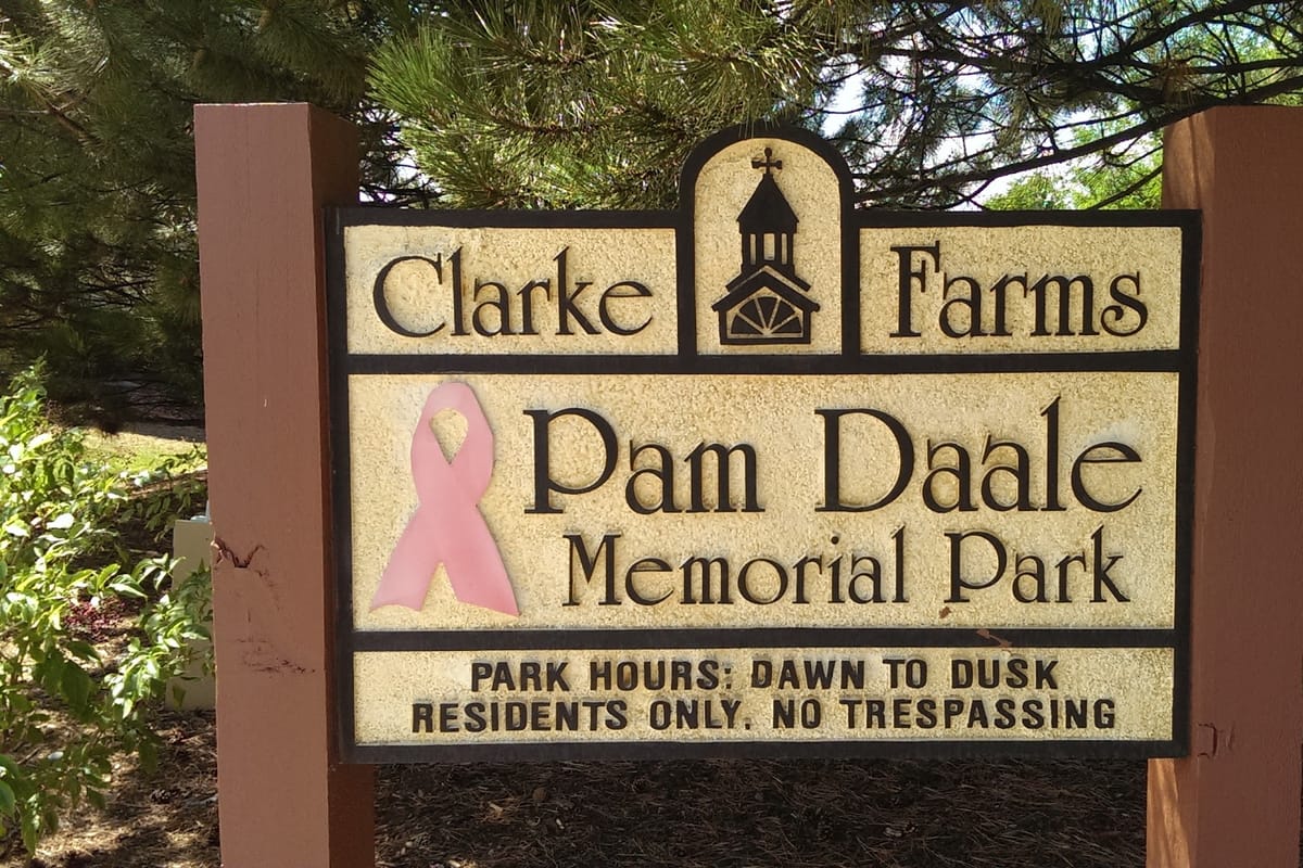 Interior view of Pam Daale Memorial Park