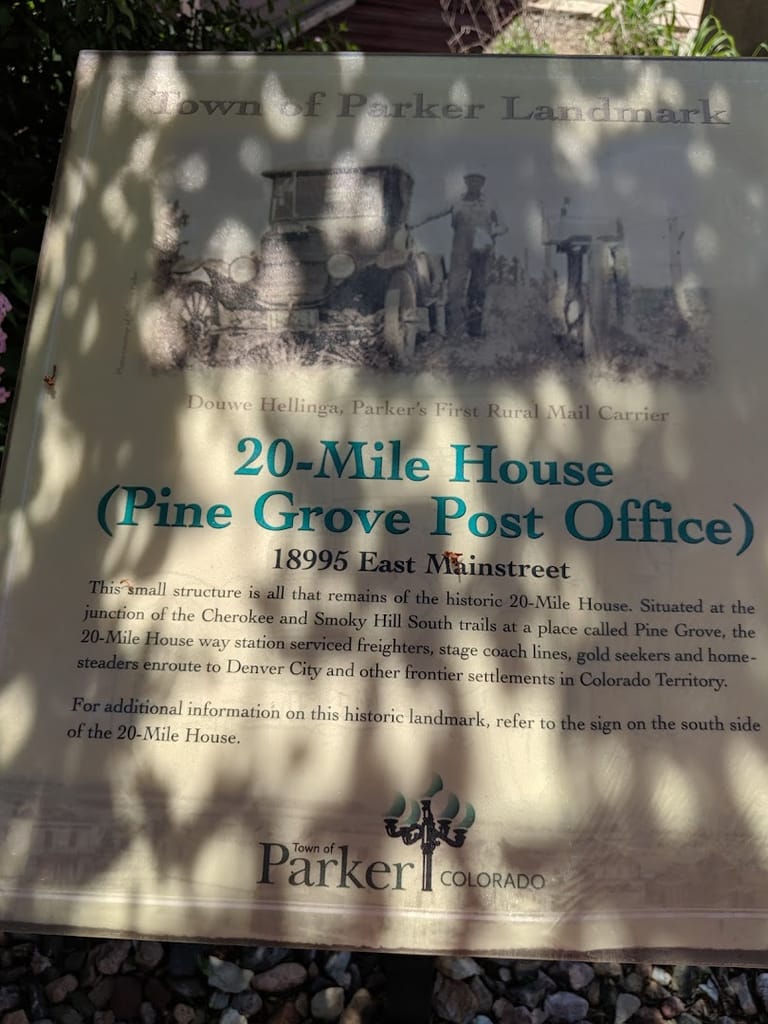 Twenty-Mile Historic Park exterior entrance