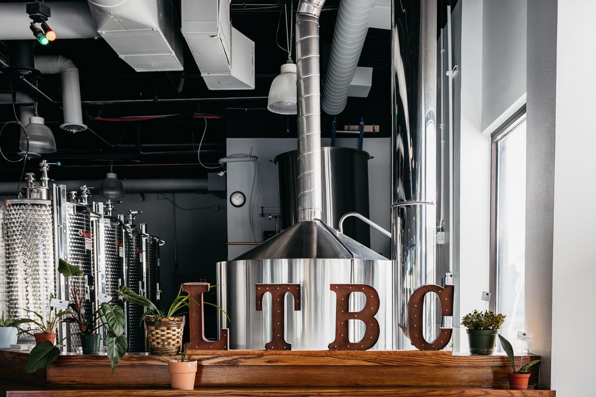 Interior view of Lone Tree Brewing Company - Parker
