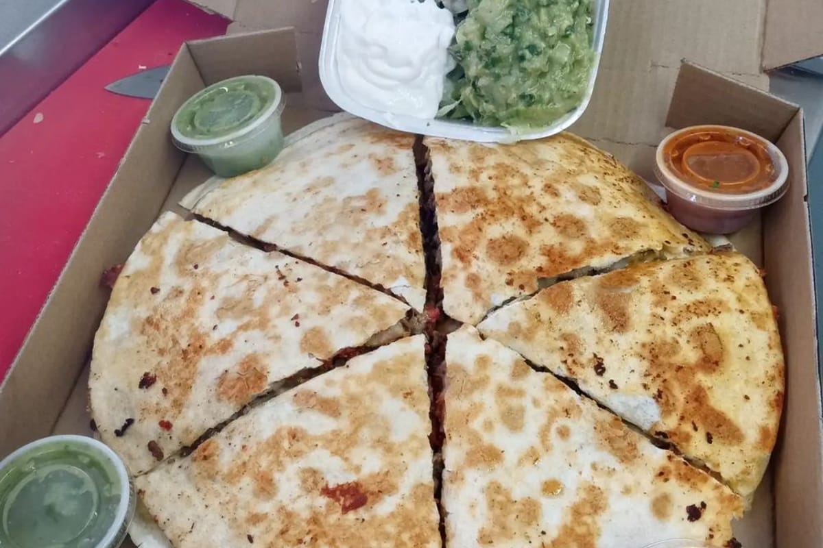 Interior view of Los Garcia Tacos food truck
