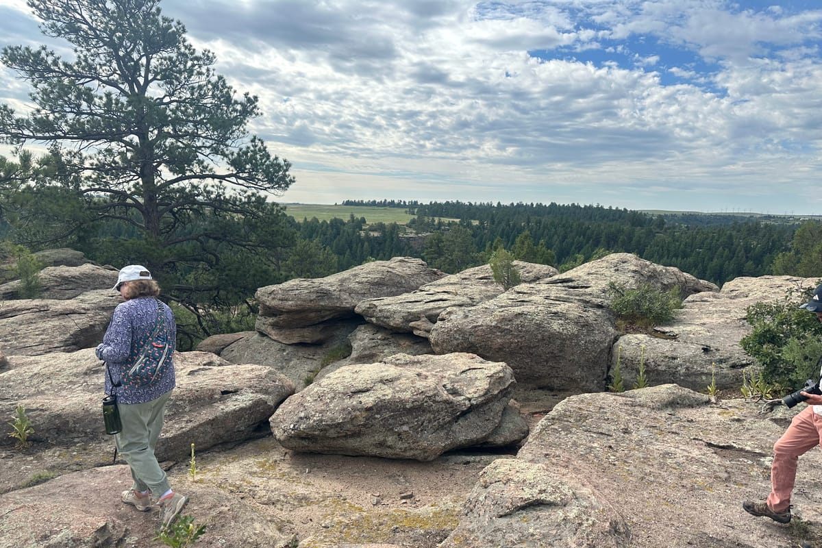 Hoodoo and caprock rock formations at Lost Canyon Ranch Open Space