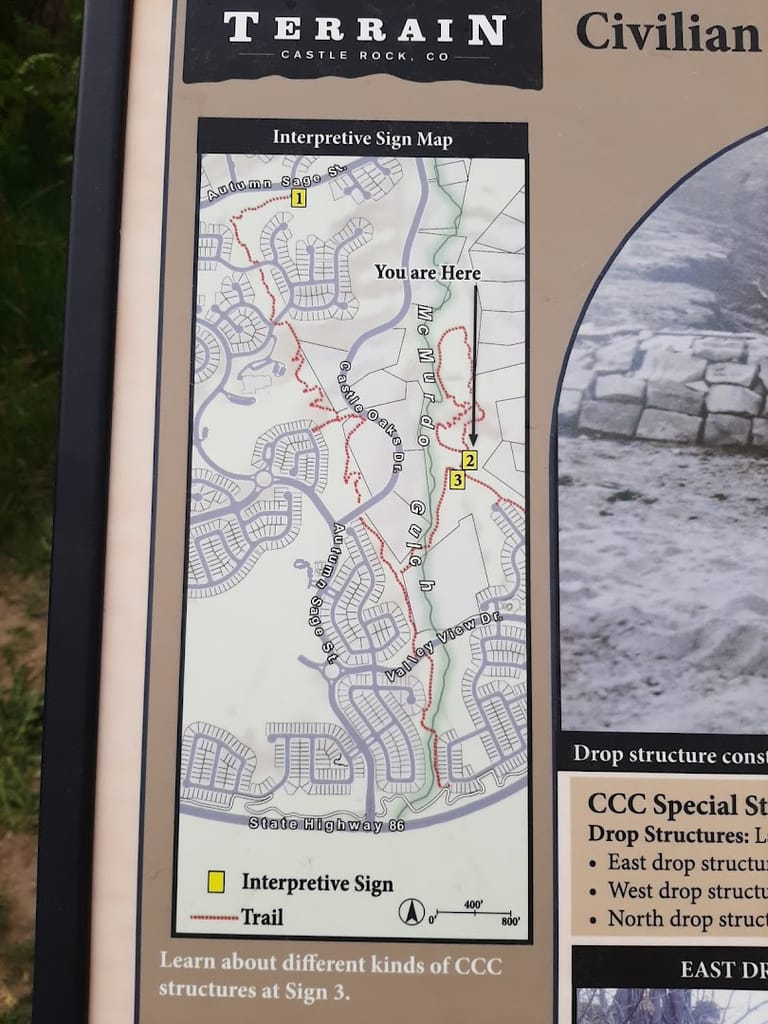 Interior view of McMurdo Gulch Trail Head