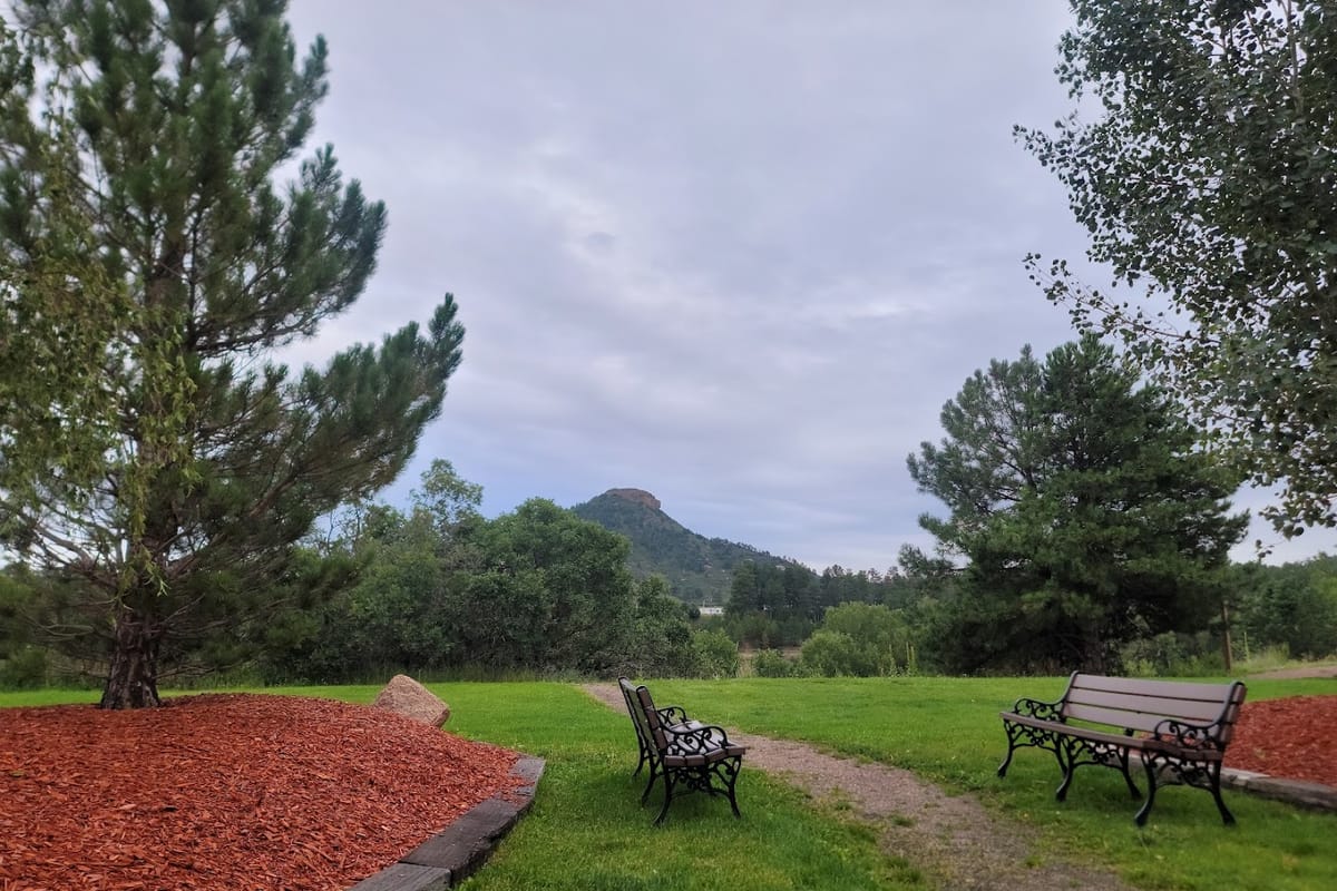 Larkspur Community Park dining area