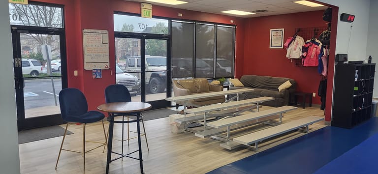 Gracie Barra Parker atmosphere and seating