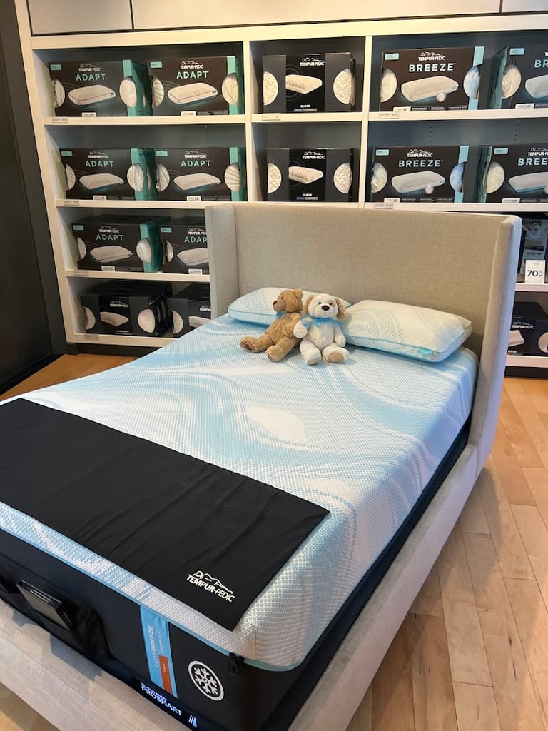 Interior view of Tempur-Pedic Flagship Store