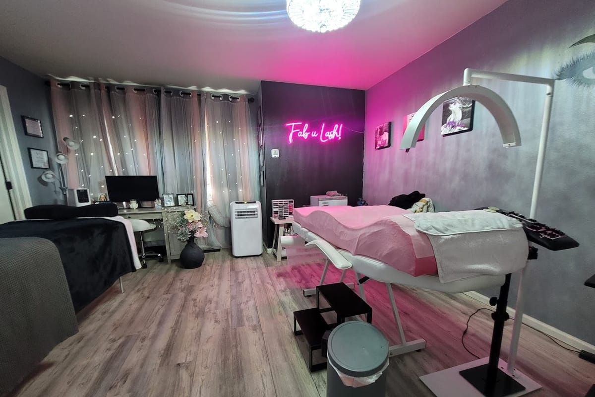 Interior view of Fabulash Esthetics