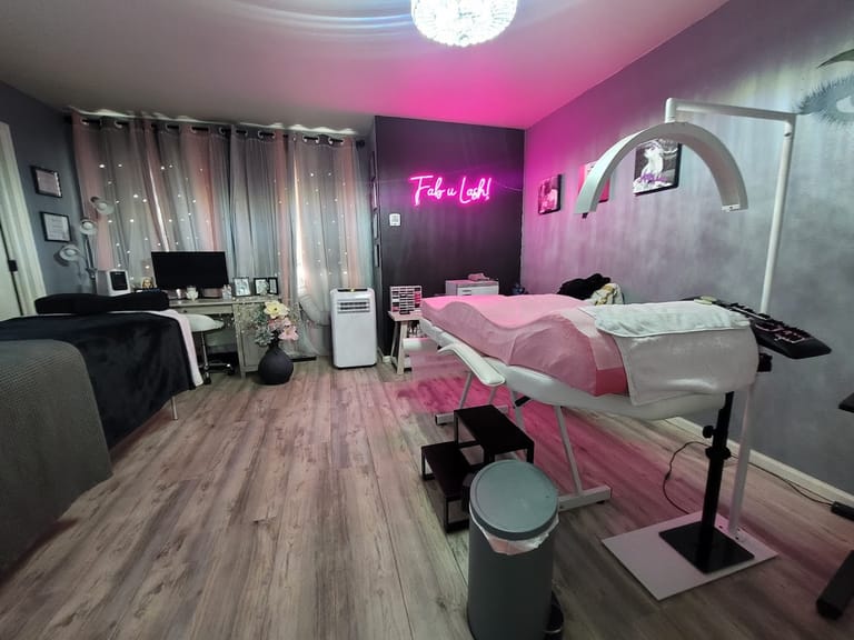 Interior view of Fabulash Esthetics