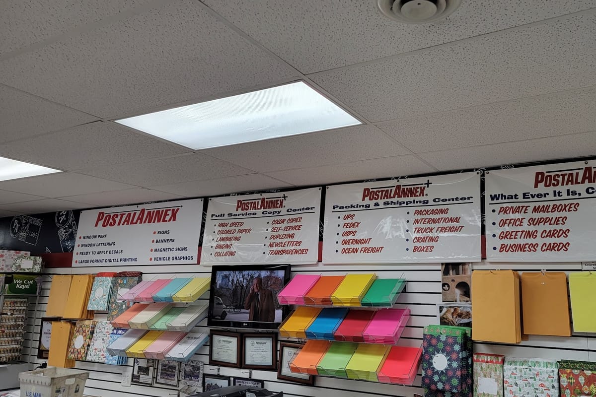 Interior view of PostalAnnex