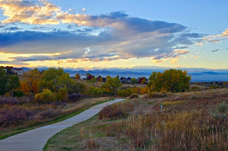 Sand Creek Park park in Highlands Ranch, Colorado