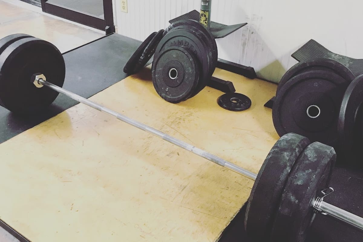 Interior view of Squires Fitness