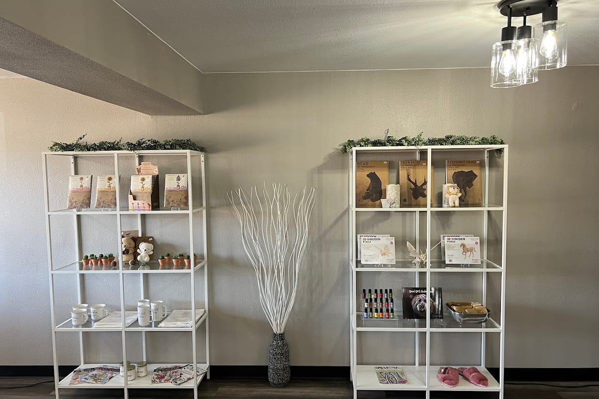 Interior view of Little Shop of Flowers