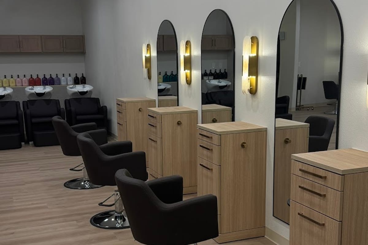 Interior view of Golden Trove Salon