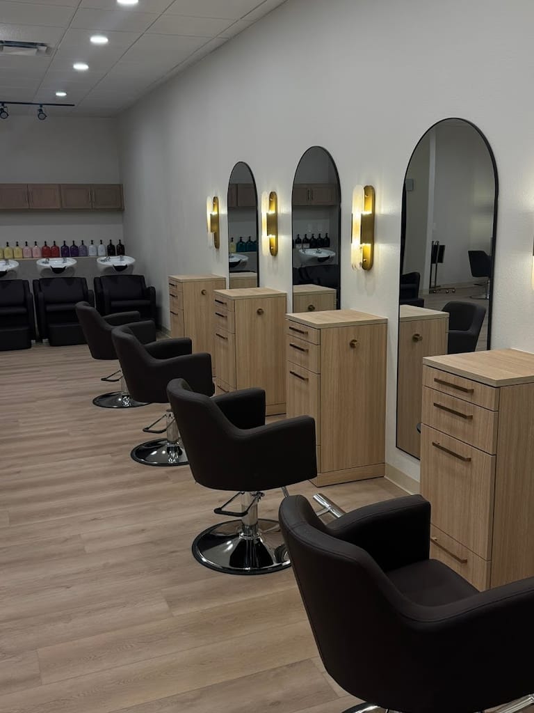 Interior view of Golden Trove Salon