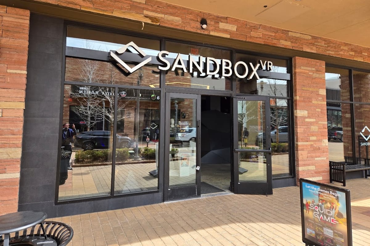 Sandbox VR exterior entrance