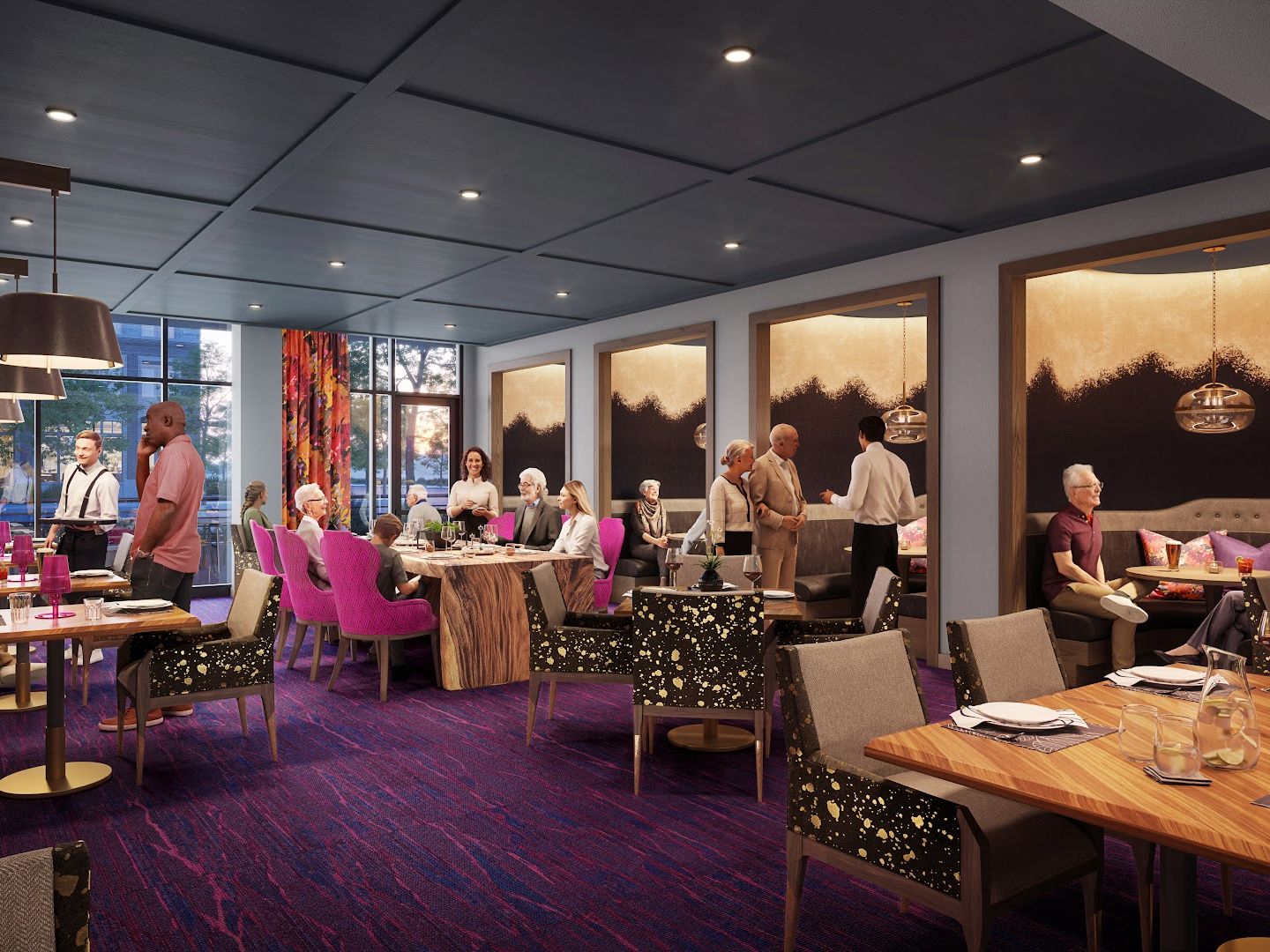 The dining room at The Reserve at Lone Tree