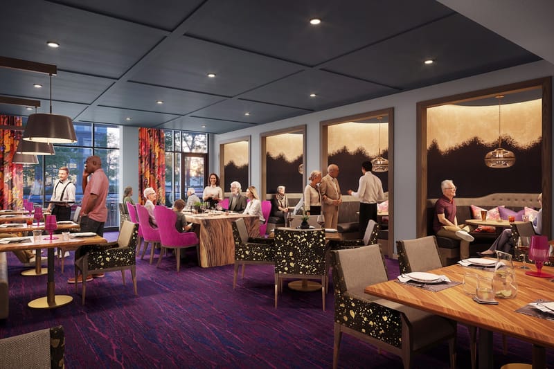 The dining room at The Reserve at Lone Tree