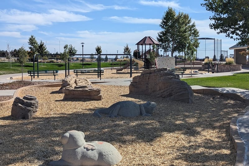 Bayou Gulch Playground park in Parker, Colorado