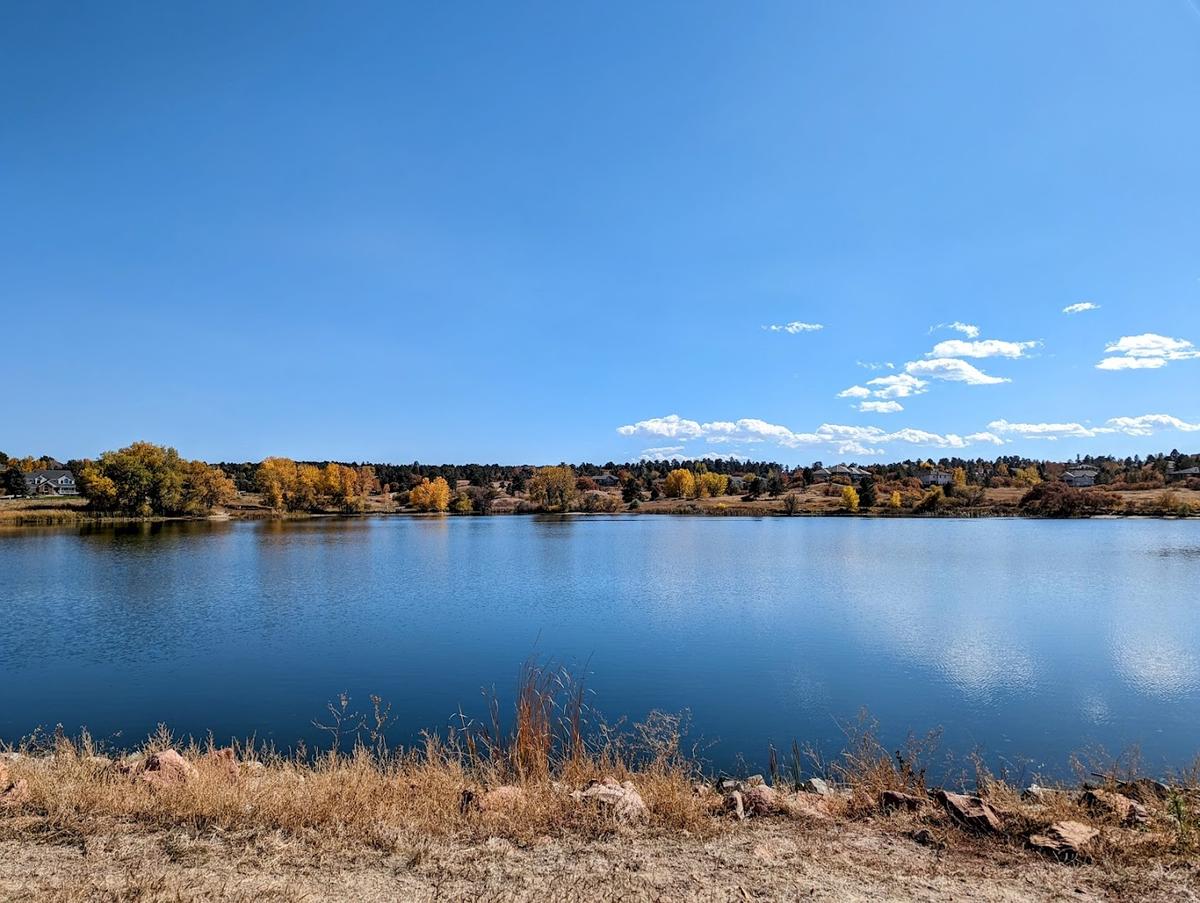 Bingham Lake park in The Pinery, Colorado