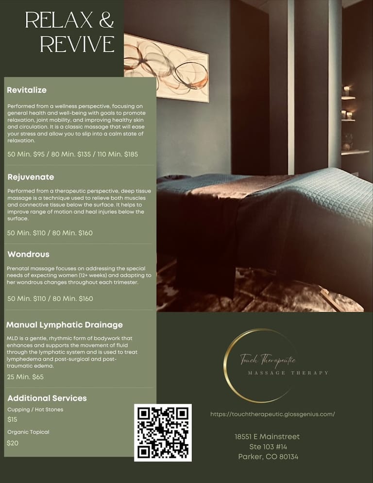 Touch Therapeutic exterior entrance