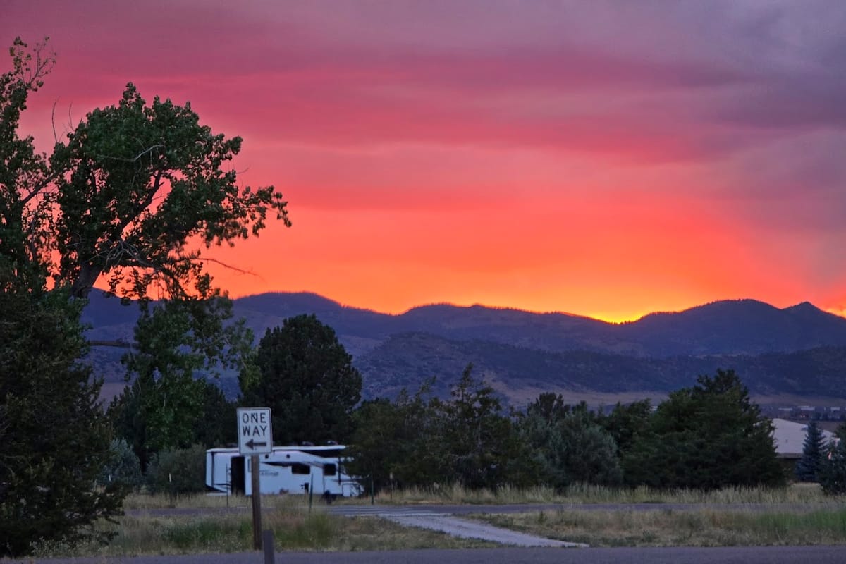 Chatfield State Park Campground atmosphere and seating