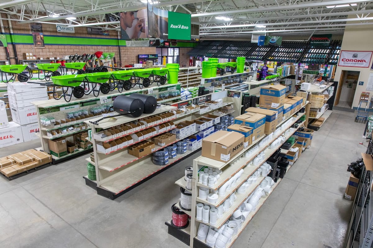 Interior view of Ewing Outdoor Supply