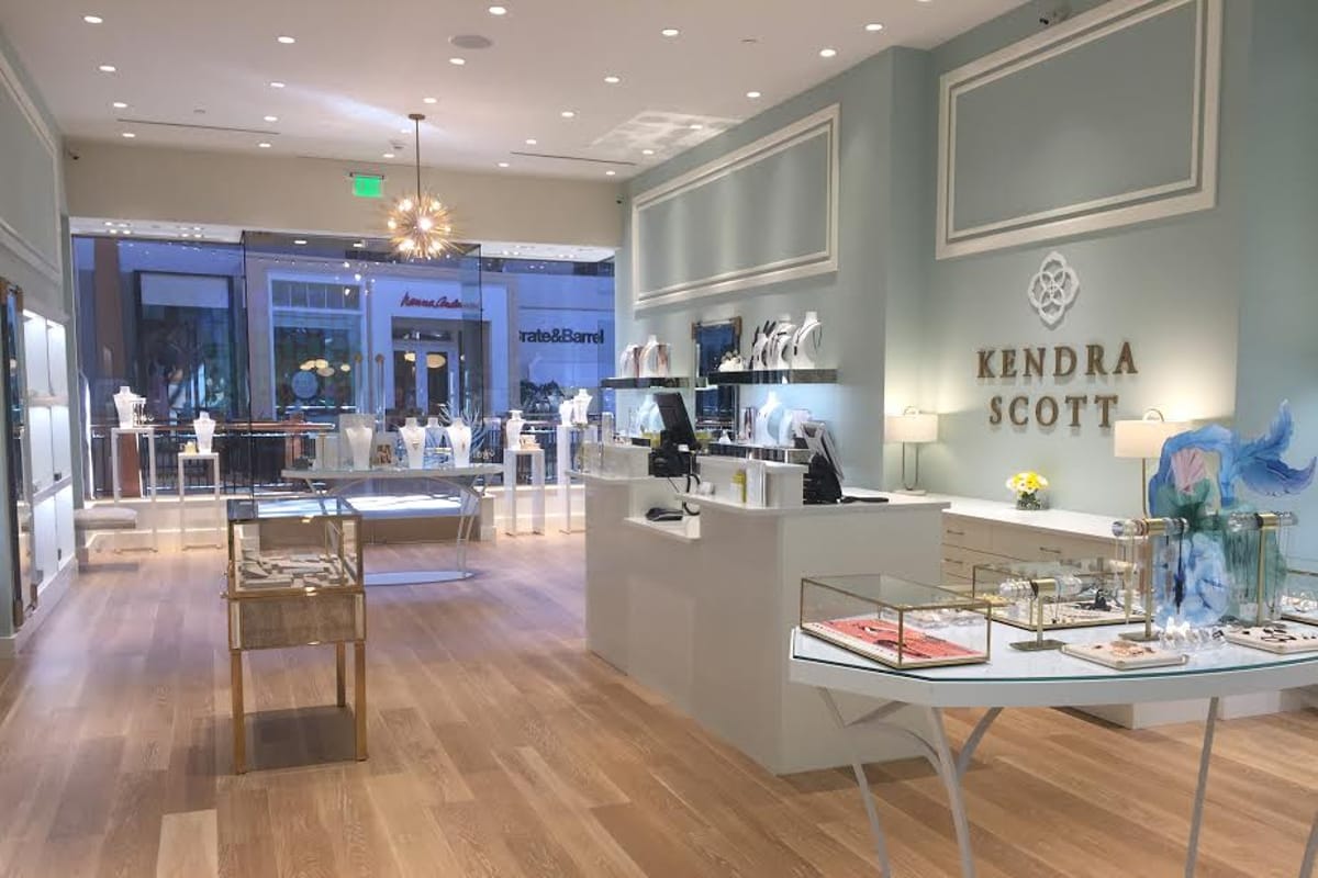 Interior view of Kendra Scott