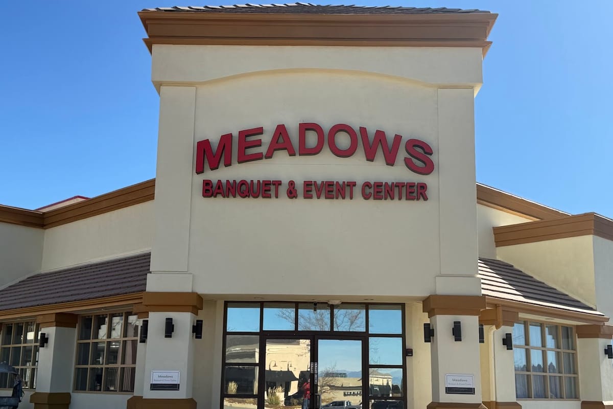 Meadows Banquet & Event Center atmosphere and seating