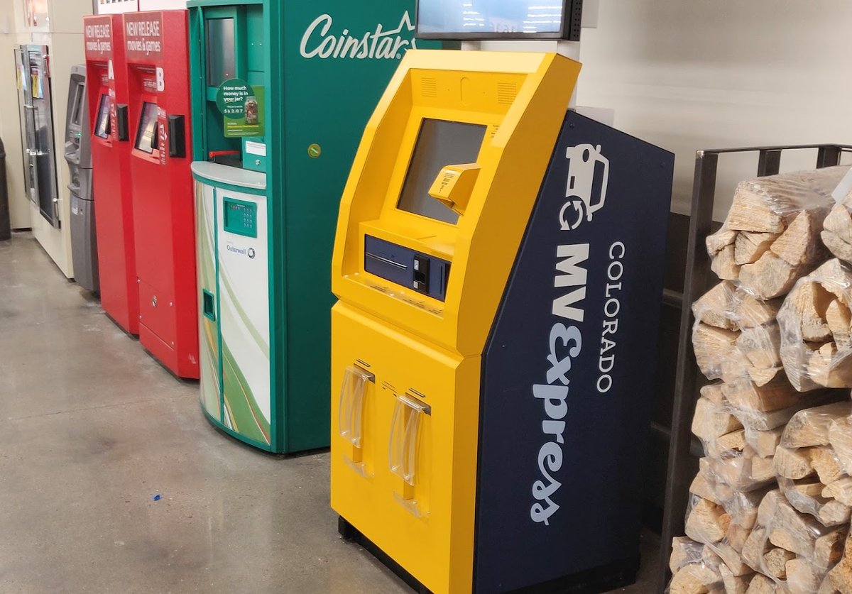 Colorado MV Express Kiosk featured offerings