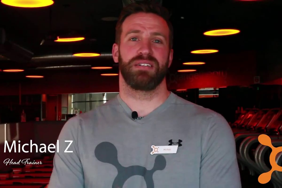 Interior view of Orangetheory Fitness