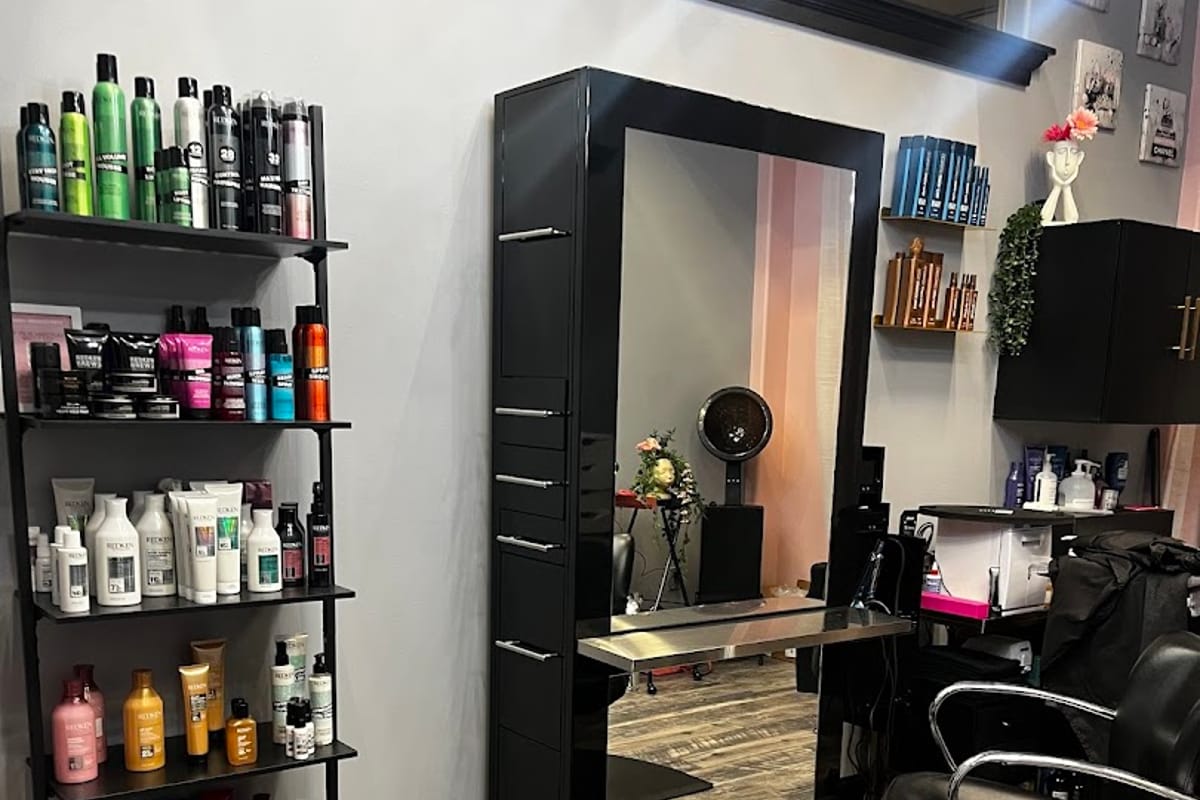 Interior view of PINKblonde Beauty