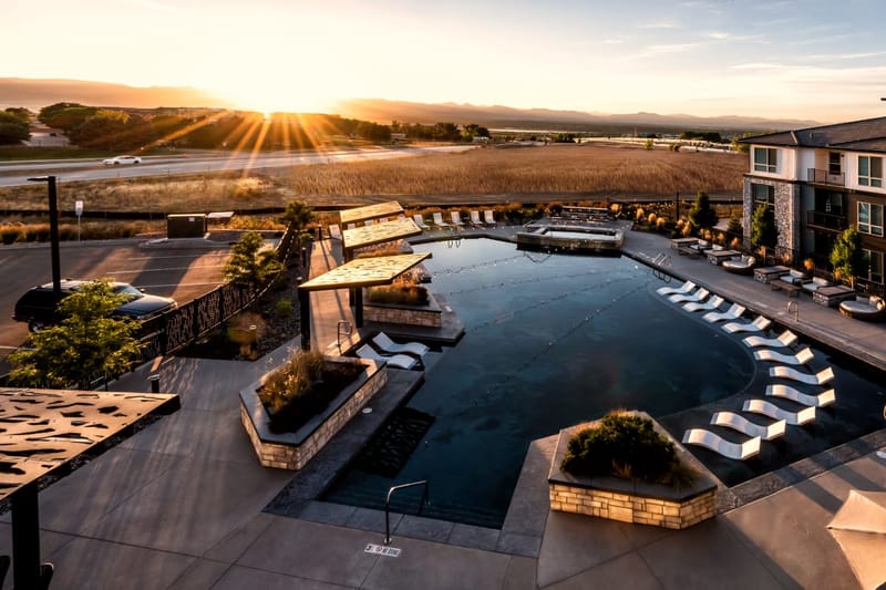 Solana Lucent Station apartment community in Highlands Ranch, Colorado