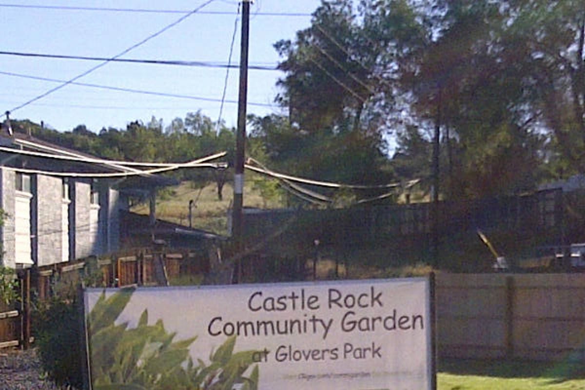 Interior view of Castle Rock Community Garden