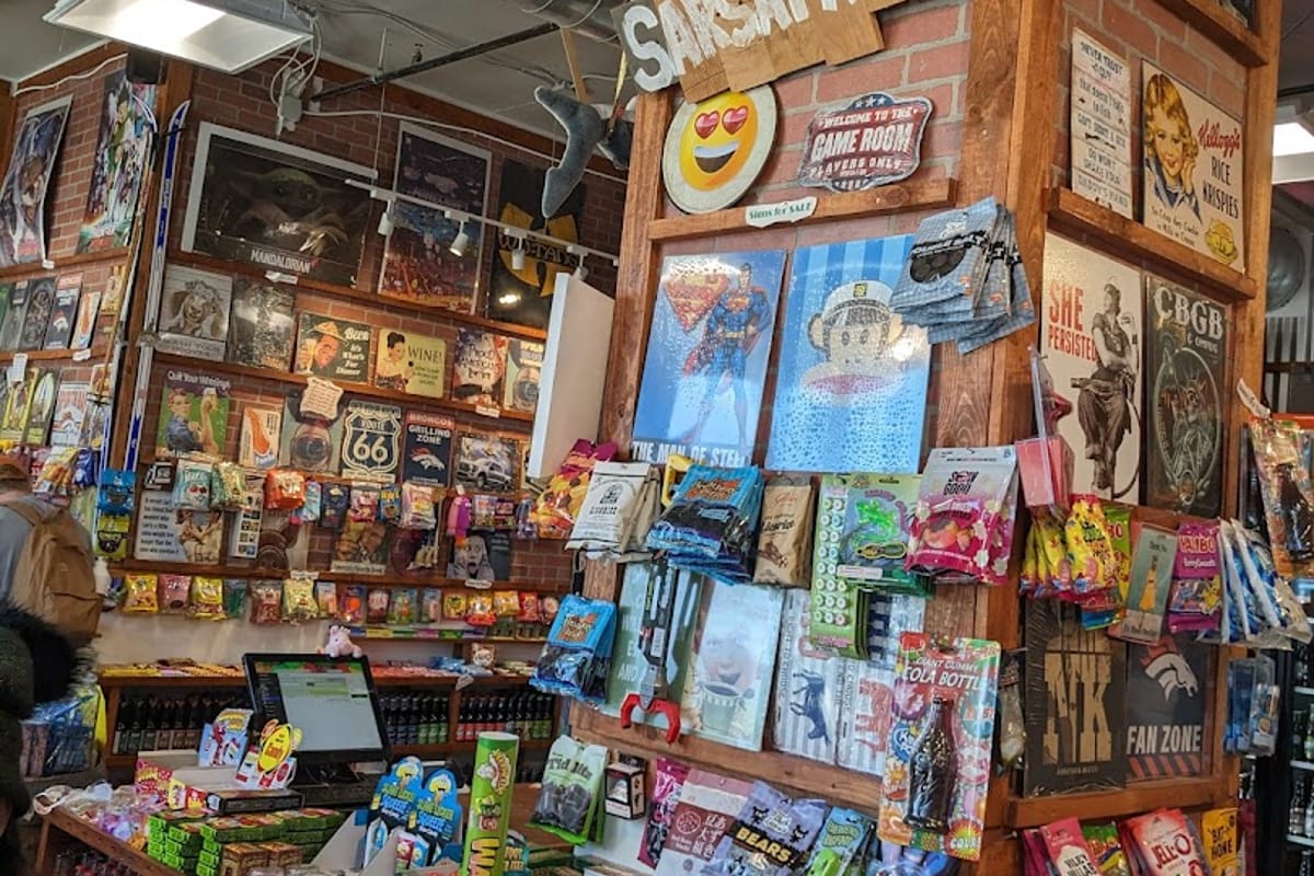 Interior view of Rocket Fizz Castle Rock