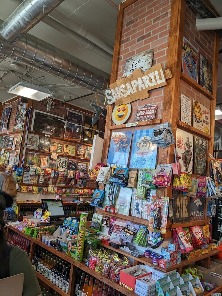 Interior view of Rocket Fizz Castle Rock
