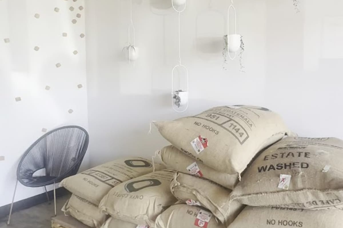 Interior view of Lost Coffee
