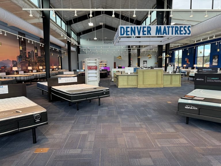 Interior view of Denver Mattress