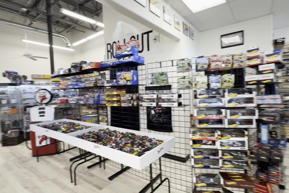 Interior view of Colorado Diecast