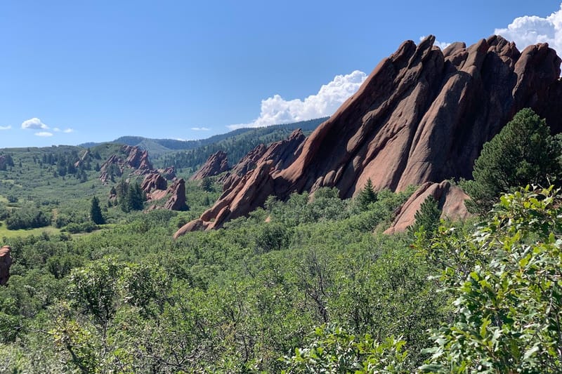 Fountain Valley Overlook park in Littleton, Colorado