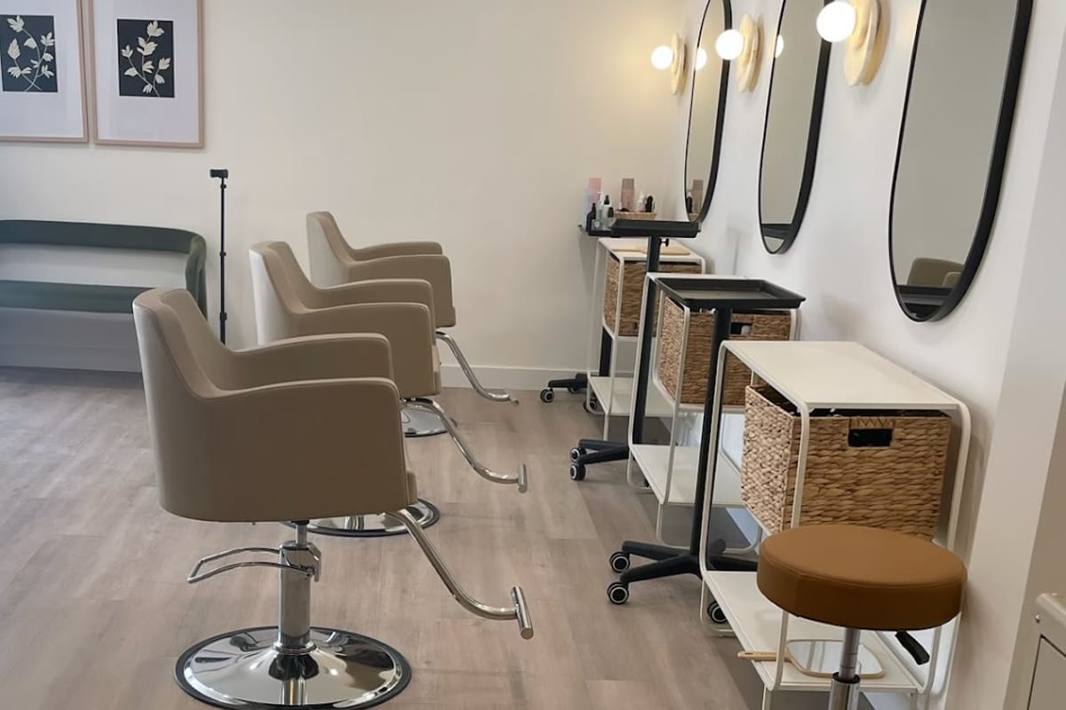 Interior view of Kindred Hair Co
