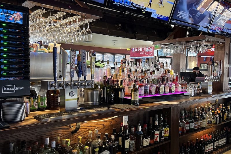 On the Rox Sports Bar & Grill bar in Parker, Colorado