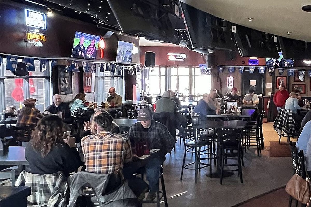 Interior view of On the Rox Sports Bar & Grill
