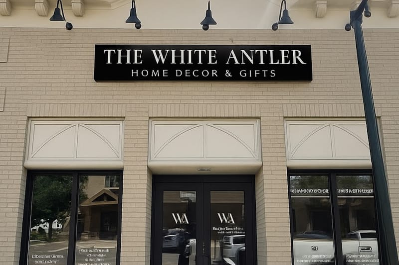 The White Antler Home Decor & Gifts retail store in Castle Pines, Colorado
