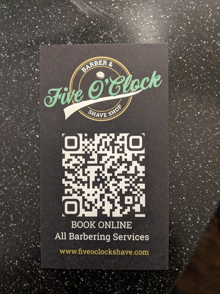 Five O'clock Shave BarberShop featured offerings