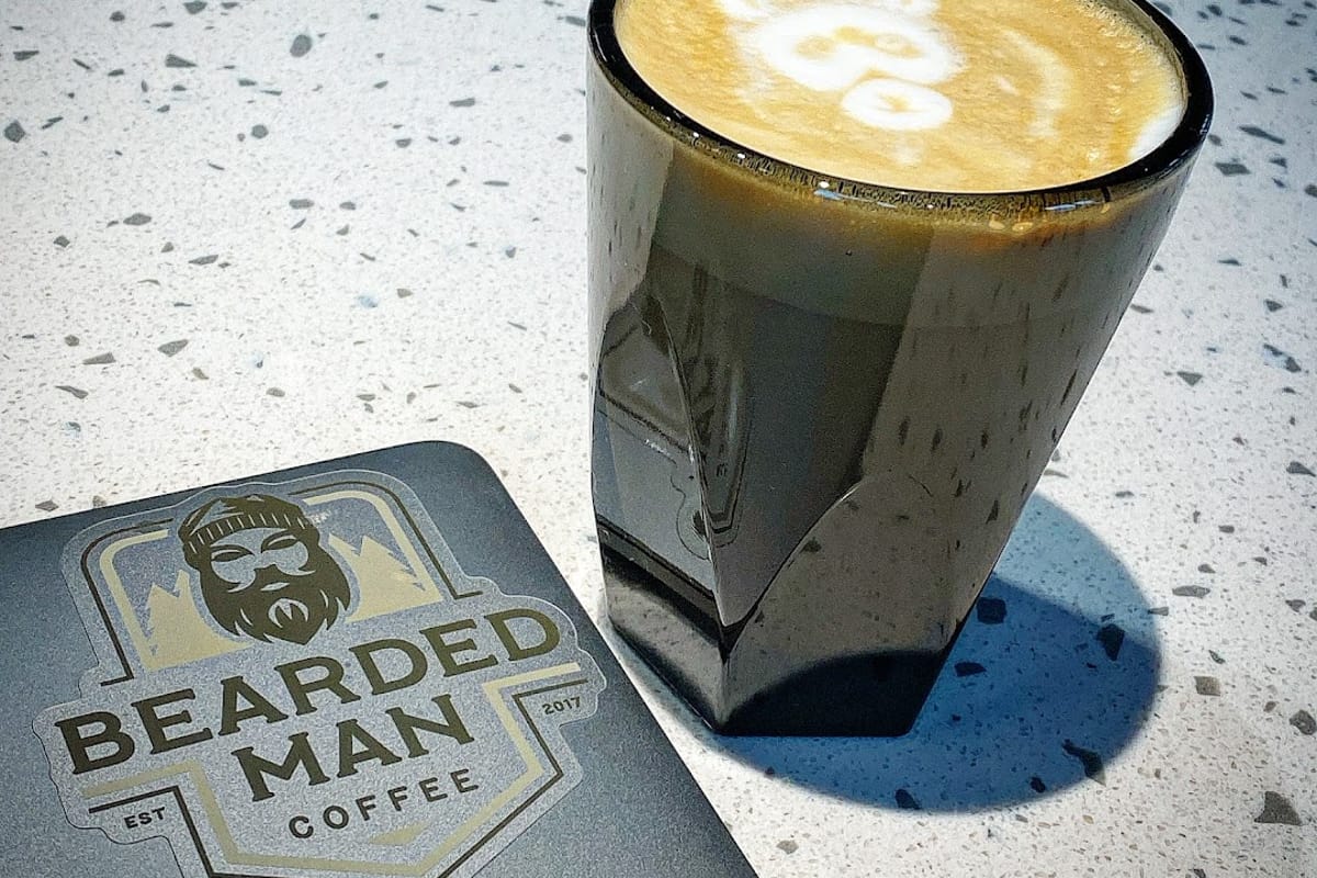 Bearded Man Coffee exterior entrance