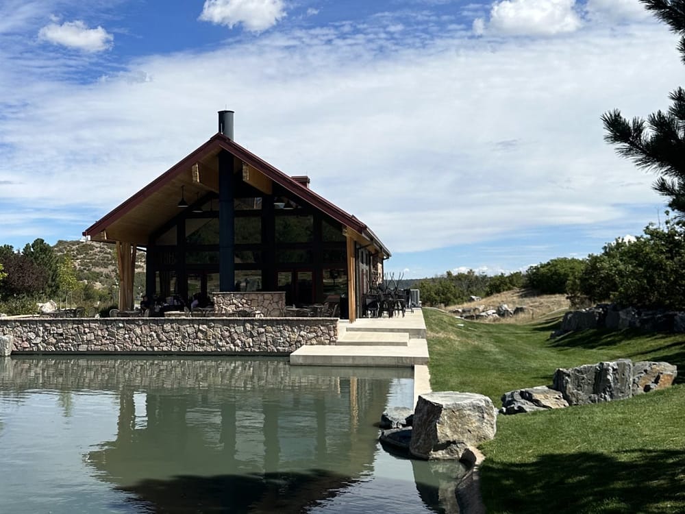 The Millhouse across the pond at Miller Park in Castle Rock