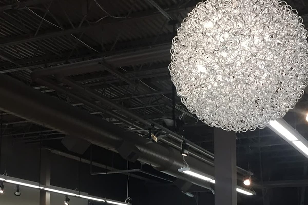 Interior view of Blue Mist Salon