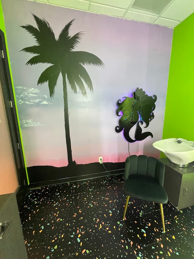Interior view of Sunkissed Spray Tanning by the Rustic Mermaid