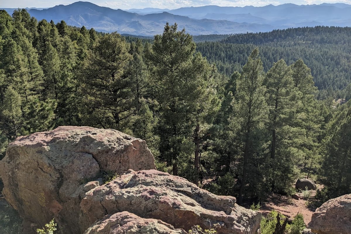 Interior view of Devils Head Campground
